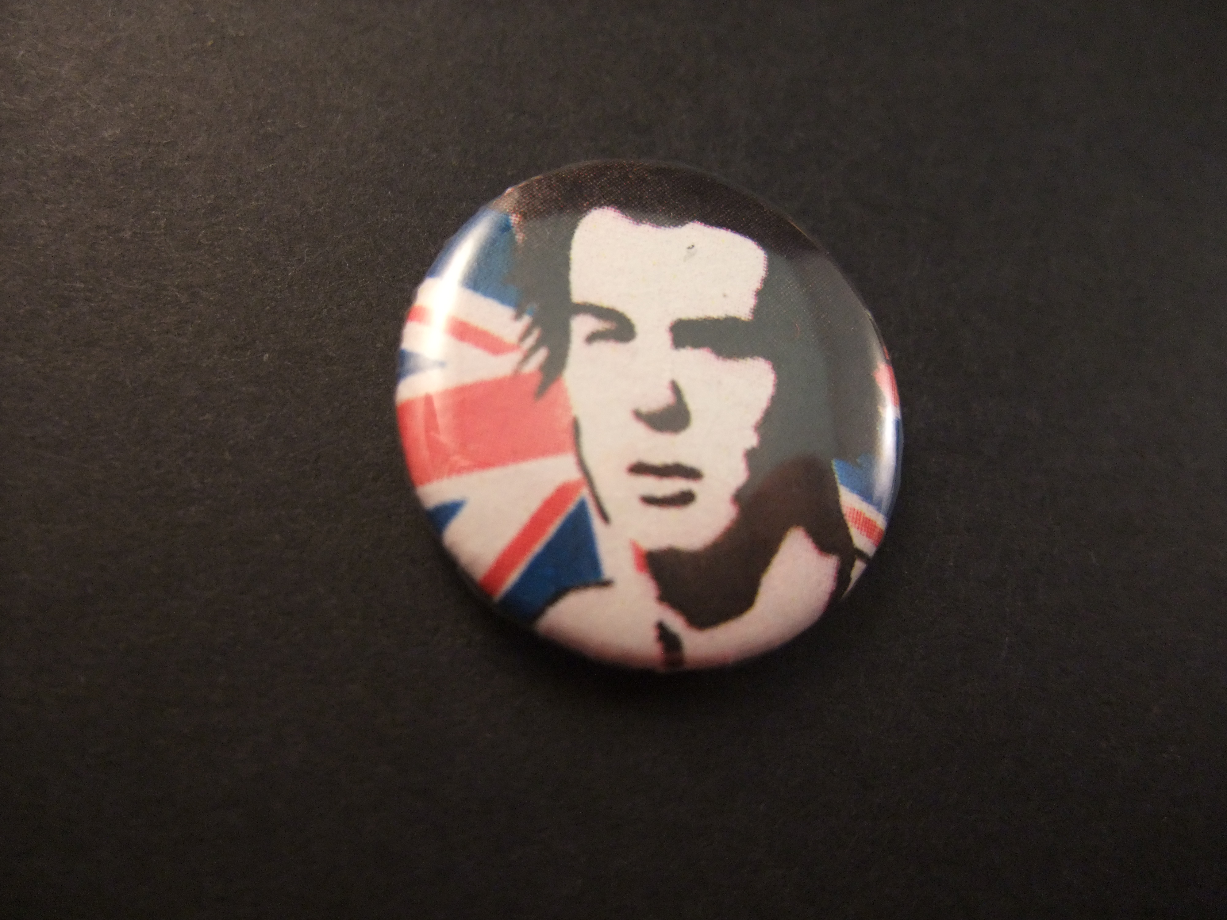 Sex Pistols Engelse punkgroep zanger Sid Vicious Britse vlag